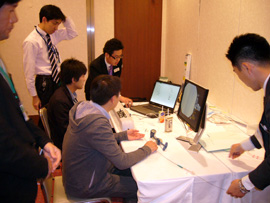 シュミレーターコースの様子